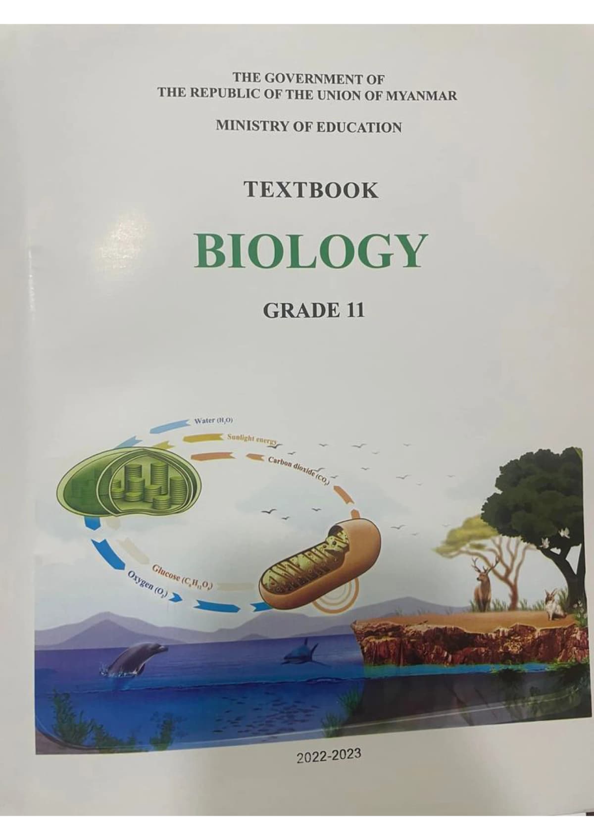 Grade 11 Biology Textbook — book cover