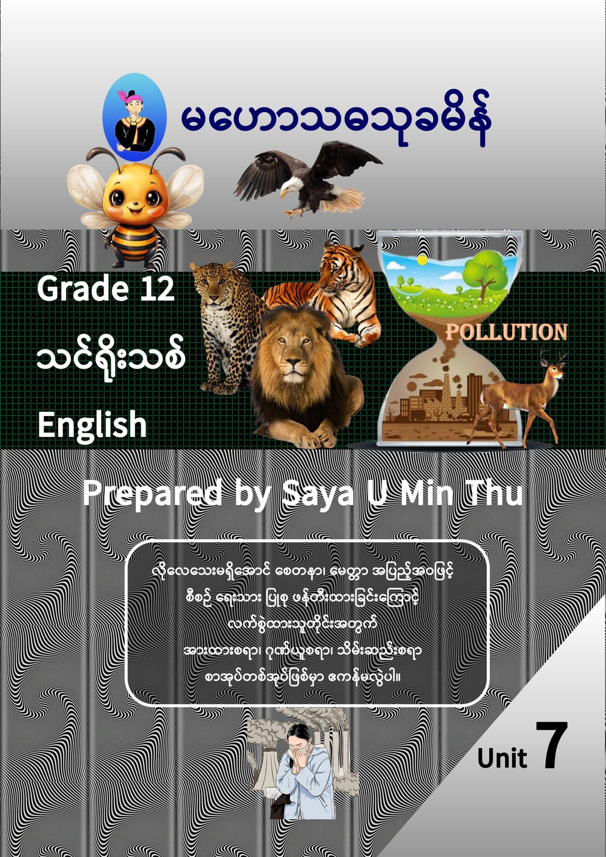 Grade 12 English Unit 7 — book cover
